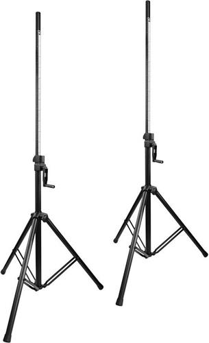 Luidsprekerstandaard - Vonyx LS93 wind-up speakerstandaards 205cm - 70kg (Set van 2)