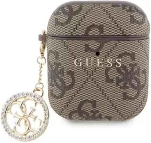 GUESS Airpods Case 1/2 Bruin Strass