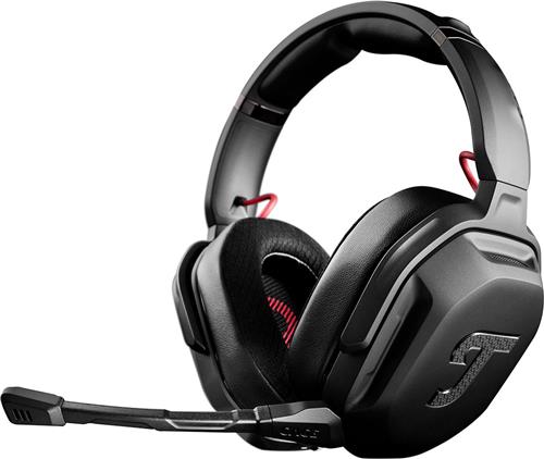 Teufel CAGE PRO Wireless Gaming Headset met lange batterijduur (68 h) Bluetooth en 7.1 Virtual Surround Sound DTS Headphone:X® v2, geïntegreerde microfoon met HD-condensator, PC, PS5, Xbox - night black