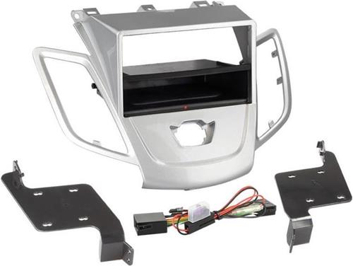 2-DIN Paneel geschikt voor Inbay® Ford Fiesta 2008-2013 Kleur: Zilver