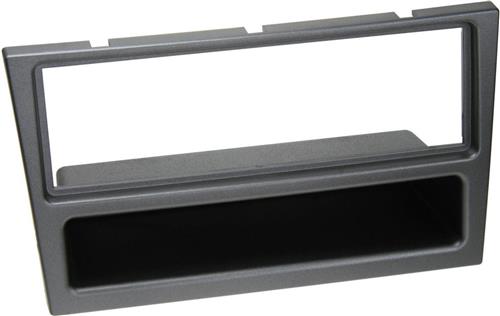 1-DIN Paneel geschikt voor met aflegbakje. Opel - Renault Kleur: Charcoal Metallic