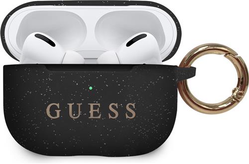 Guess Siliconen Cover hoesje Airpods Pro 1 (1e generatie) - Zwart