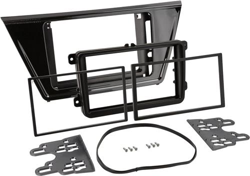 2-DIN Paneel geschikt voor Volkswagen Touran 2015 - - Kleur : Piano Zwart