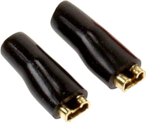 Vlakstekkern 2,8 mm zwart 50 Stuks