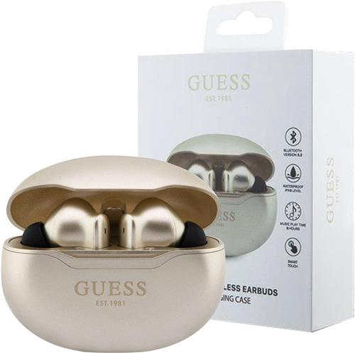 Guess True Wireless Universele Bluetooth In-Ear Oordopjes - Goud