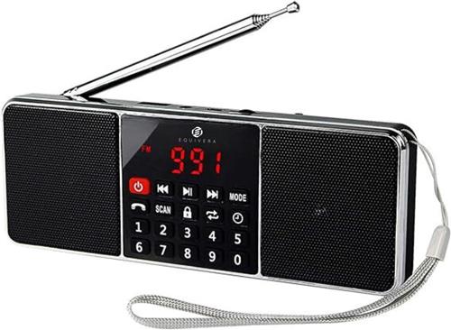 Equivera Transistor Radio - Transistor Radio op Batterijen - Draagbare Radio - Kleine Radio - Draagbare Radio op Batterijen - Transistorradio - Noodradio - Radio voor Rampen - Radio op Batterijen