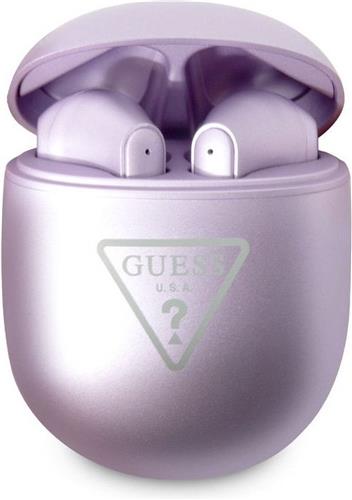 Guess True Wireless Triangle Logo - TWS Bluetooth In-ear Oordopjes - Paars