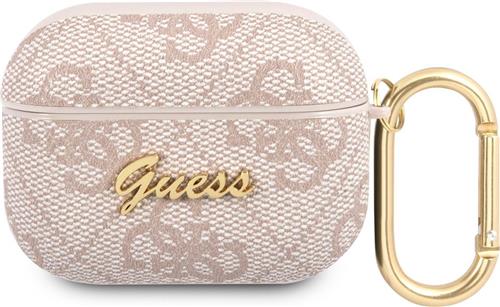 Guess 4G Script Logo AirPods Pro 1 (1e generatie) Case - Pink