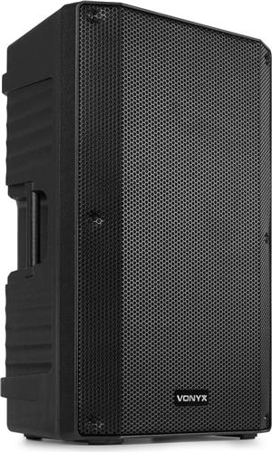 Actieve speaker - Vonyx VSA15BT - ingebouwde versterker met Bluetooth en mp3 speler - 1000W - 15''