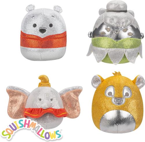 Disney 100th Anniversary 4Pack set2 - 5inch Squishmallow (Incl. Adoptiecertificaat)