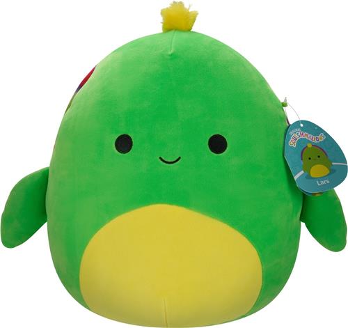 Squishmallows Lars-Neon Green Turtle W/Neon Tie-Dye Shell 30cm Plush