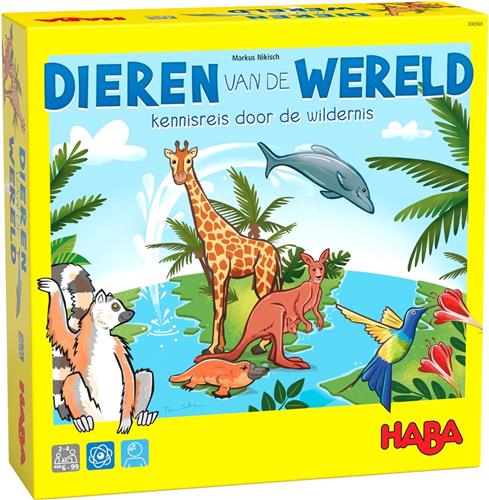 Spel - Dieren van de wereld - 6+