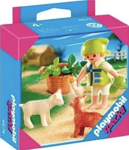 Playmobil Meisje met geitjes - 4674