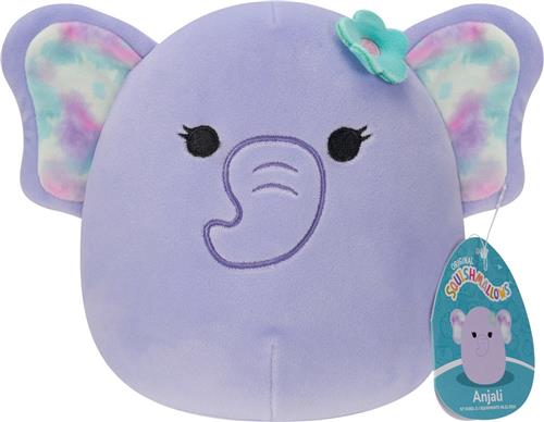 Squishmallows Anjali - Purple Elephant W/Flower Pin 19cm Plush