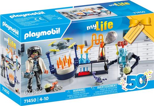 PLAYMOBIL My Life Onderzoekers met robots - 71450