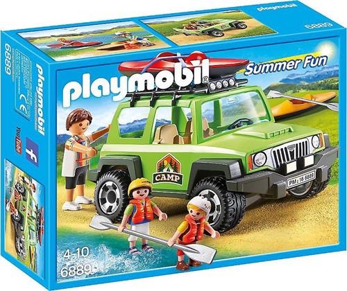 PLAYMOBIL Familieterreinwagen met kajaks - 6889