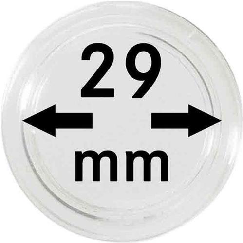 Lindner Hartberger muntcapsules Ø 29 mm (10x) voor penningen tokens capsules muntcapsule