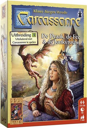 Carcassonne: De Draak, de Fee en de Jonkvrouw Uitbreiding Bordspel