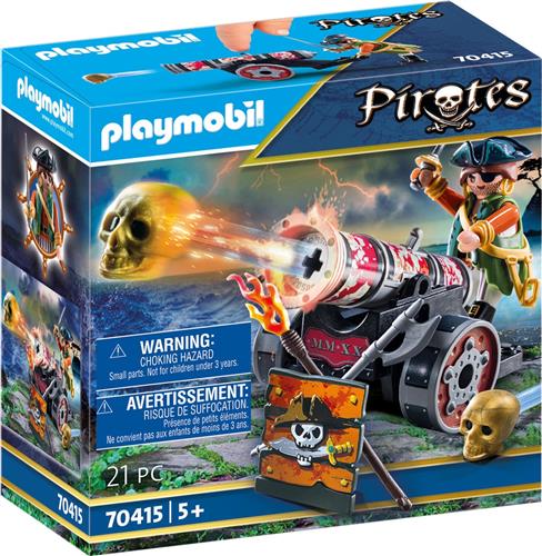 PLAYMOBIL Pirates Piraat met kanon - 70415