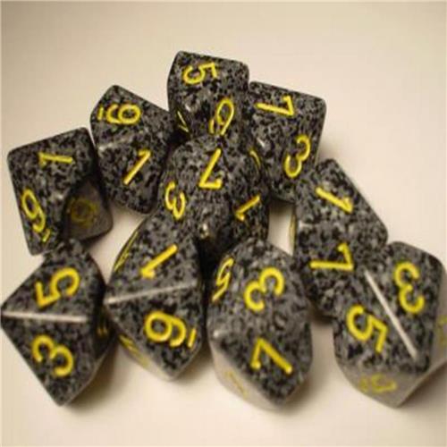 Chessex Urban Camo Speckled D10 Dobbelsteen Set (10 stuks)