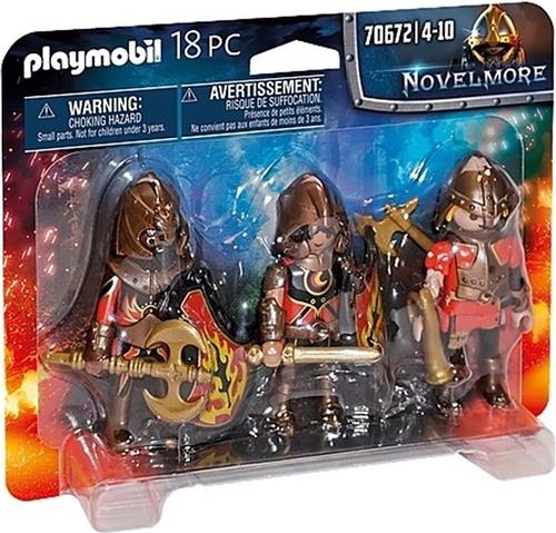 PLAYMOBIL Novelmore Set van 3 Burnham Raiders - 70672