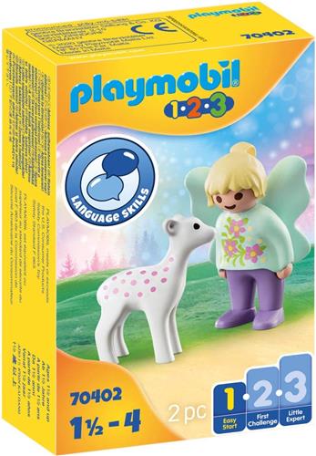 PLAYMOBIL 1.2.3 Feeënvriend met reekalfje - 70402