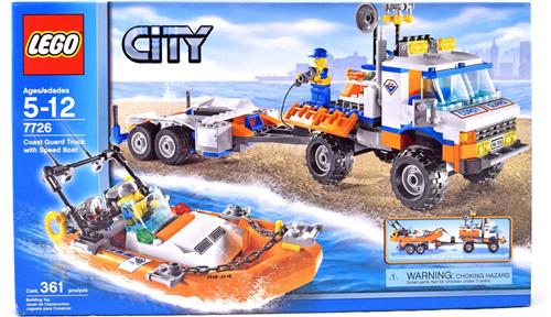 lego City Kustwachttruck met speedboot 7726 lego