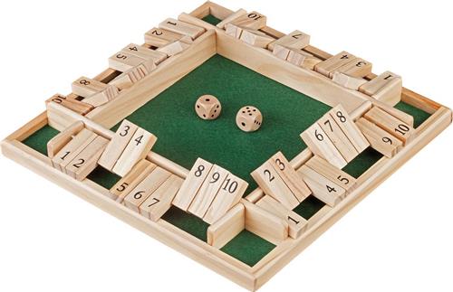 Philos Shut the Box 10, voor 1-4 Spelers