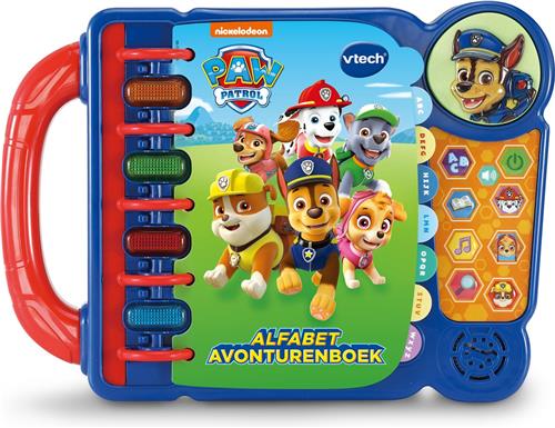 VTech PAW Patrol Alfabet Avonturenboek - Educatief Speelgoed - Interactief Boek voor Kinderen - Vanaf 3 Jaar tot 7 Jaar