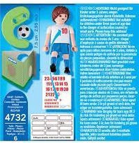 PLAYMOBIL Voetbalspeler Engeland - 4732