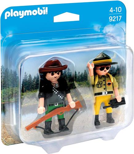 PLAYMOBIL DuoPack Boswachter en stroper  - 9217