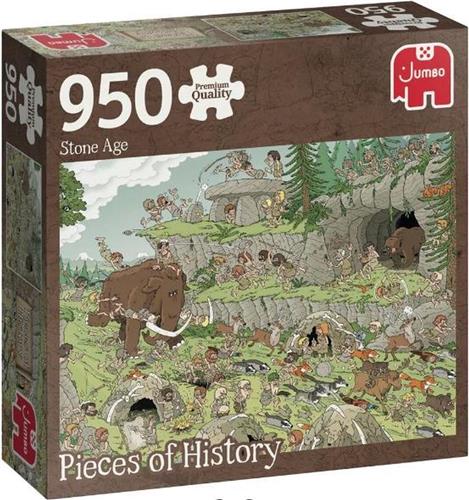 Jumbo Premium Collection Puzzel Pieces of History: Het Stenentijdperk - Legpuzzel - 950 stukjes