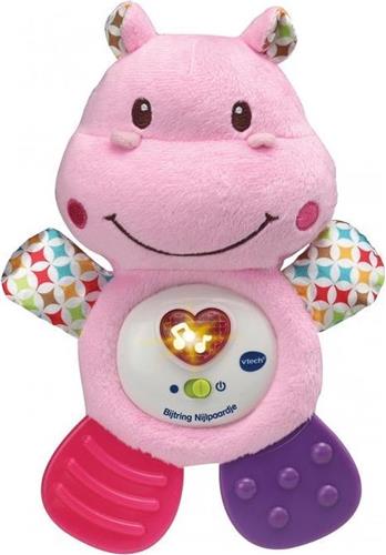 VTech Baby Bijtring Nijlpaardje - Educatief Baby Speelgoed - Geluiden, Vrolijke Zinnetjes, Melodietjes & Liedjes - 0 tot 24 Maanden