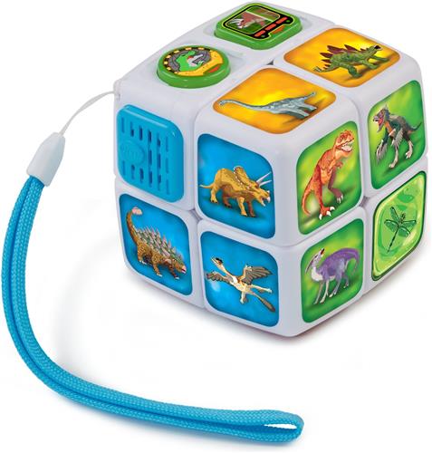 VTech Kubus - Draai de Kubus - Ontdek Spelersgewijs Interessante Weetjes over Dino's - Educatief Speelgoed - Speel Uitdagende Spellen - Vanaf 4 Jaar