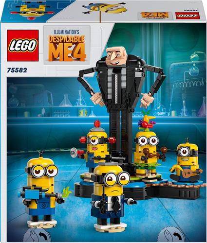 LEGO Despicable Me 4 - Bouwbare Gru en Minions - 75582