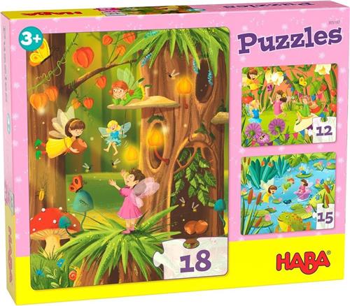 Haba Legpuzzel Fonkelend Feeënland Meisjes Karton 45 Stukjes