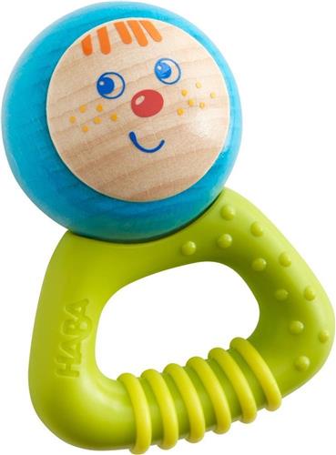 Haba Rammelaar Kabouter Bella Groen/blauw 9 Cm