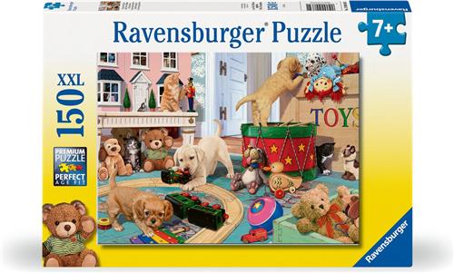 Ravensburger puzzel Puppies Playtime - Legpuzzel - 150 XXL stukjes