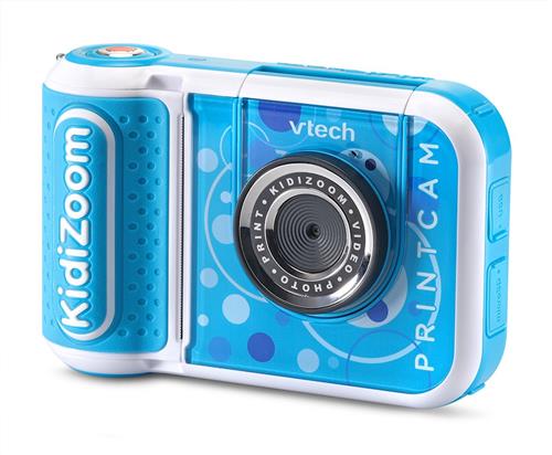 VTech KidiZoom PrintCam - Educatieve Kindercamera - Met Printfunctie - Speelgoed Camera Kinderen - Blauw