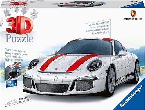 Ravensburger Porsche 911R - 3D puzzel - 108 stukjes