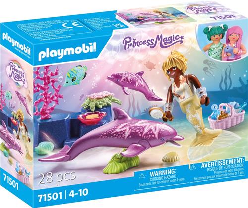 PLAYMOBIL Princess Magic Zeemeermin met dolfijnen - 71501