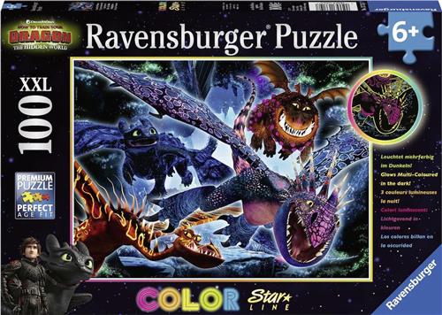 Ravensburger puzzel Dragons 3 Color Starline - Legpuzzel - 100 stukjes