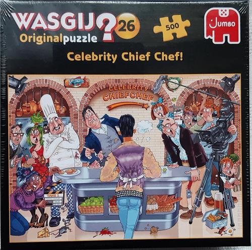 Wasgij original puzzel Celebrity Chief Chef! 500 stukjes