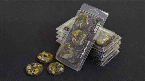 Highland Bases Pre-Painted (3x 50mm Round)