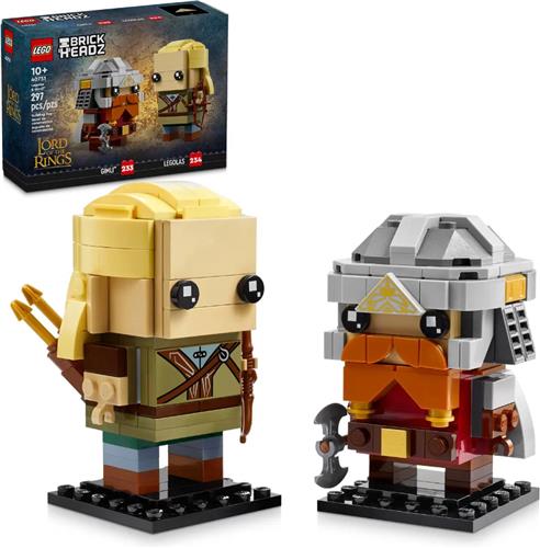 LEGO Lord of the Rings Brickheadz 40751 - Legolas en Gimli