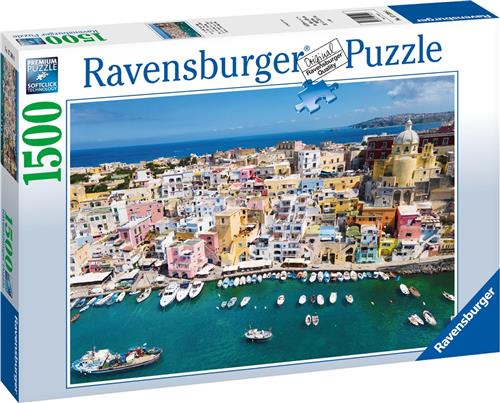 Ravensburger puzzel Italian landscapes: ista su Procida - Legpuzzel - 1500 stukjes