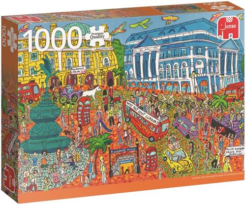 Jumbo Premium Collection Puzzel Piccadilly Circus London - Legpuzzel - 1000 stukjes