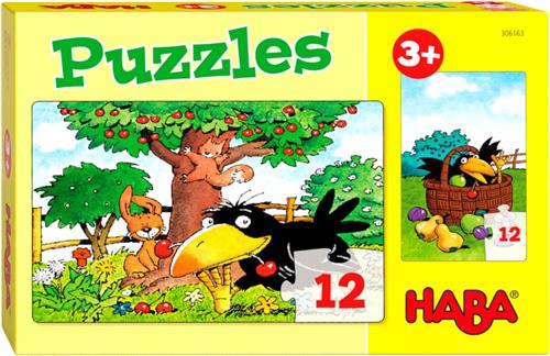 Haba Legpuzzel Puzzels Boomgaard Junior Karton 2 X 24 Stukjes