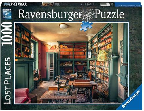 Ravensburger puzzel Mysterious Castle Library - Legpuzzel - Lost Places - 1000 stukjes