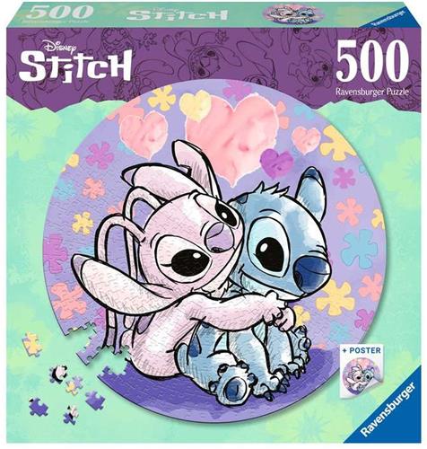 Ravensburger Round puzzle Disney Stitch - Legpuzzel - 500 stukjes